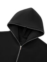 Black Full Zip Hoodie - Image 2