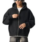 Black Full Zip Hoodie